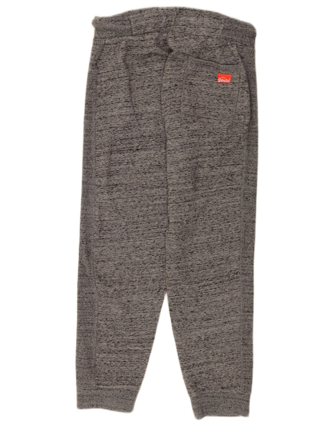 Superdry Womens Tracksuit Trousers Joggers UK 12 Medium Grey Flecked