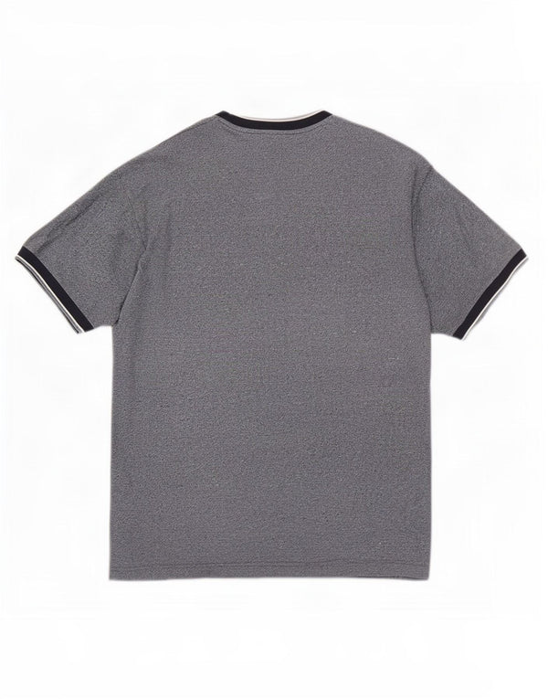 Champion T-Shirt Homme Haut Large Bleu Marine Moucheté