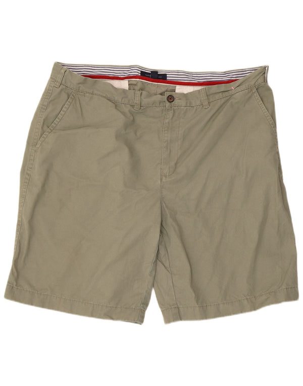 Tommy Hilfiger Mens Chino Shorts W42 2XL Khaki Cotton