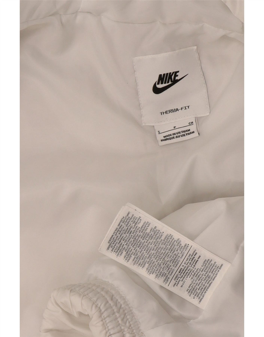 Nike Womens Therma-Fit Hooded Oversized Padded Jacket UK 10 Small White