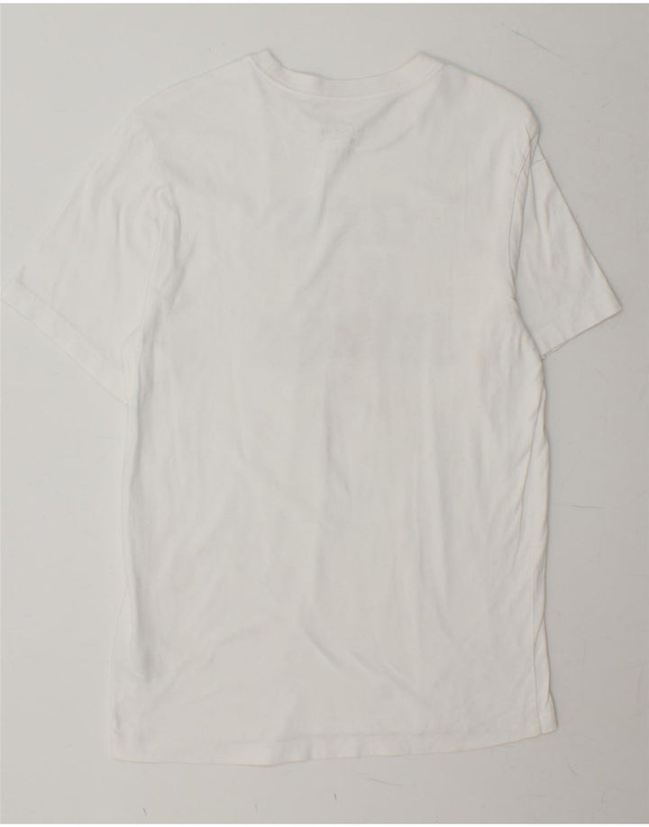 NIKE Womens Graphic T-Shirt Top UK 14 Medium White Cotton Vintage Nike and Second-Hand Nike from Messina Hembry 