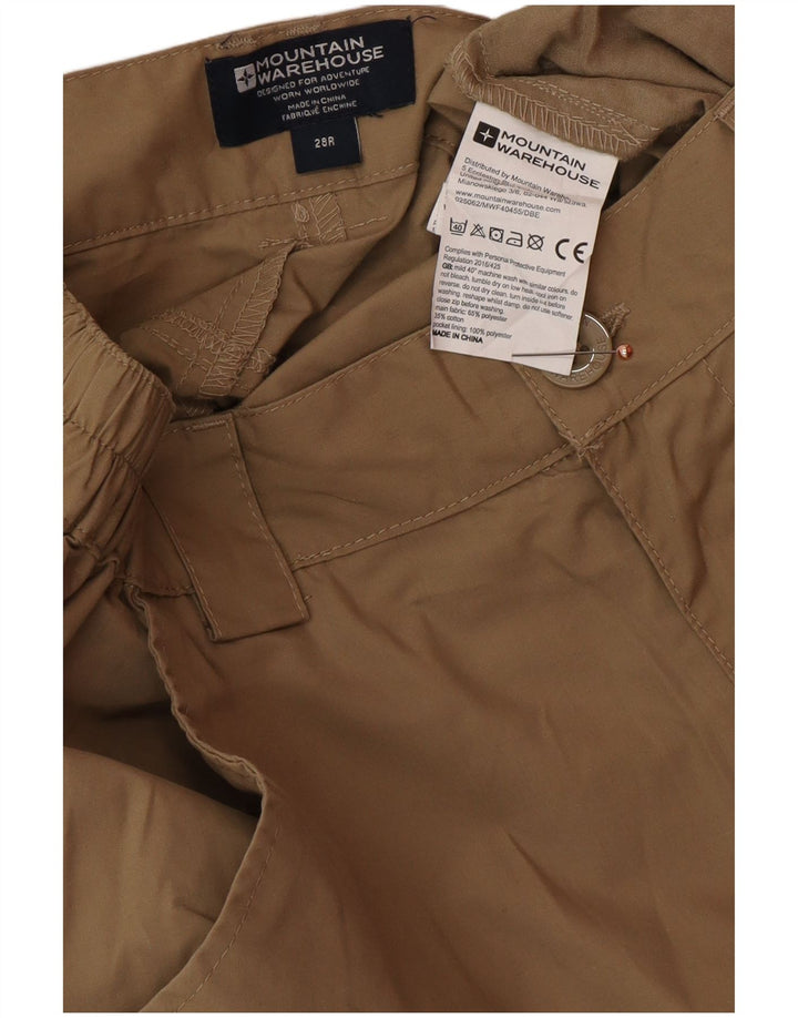 FAT FACE Pantaloni cargo dritti da uomo W28 L32 Poliestere beige