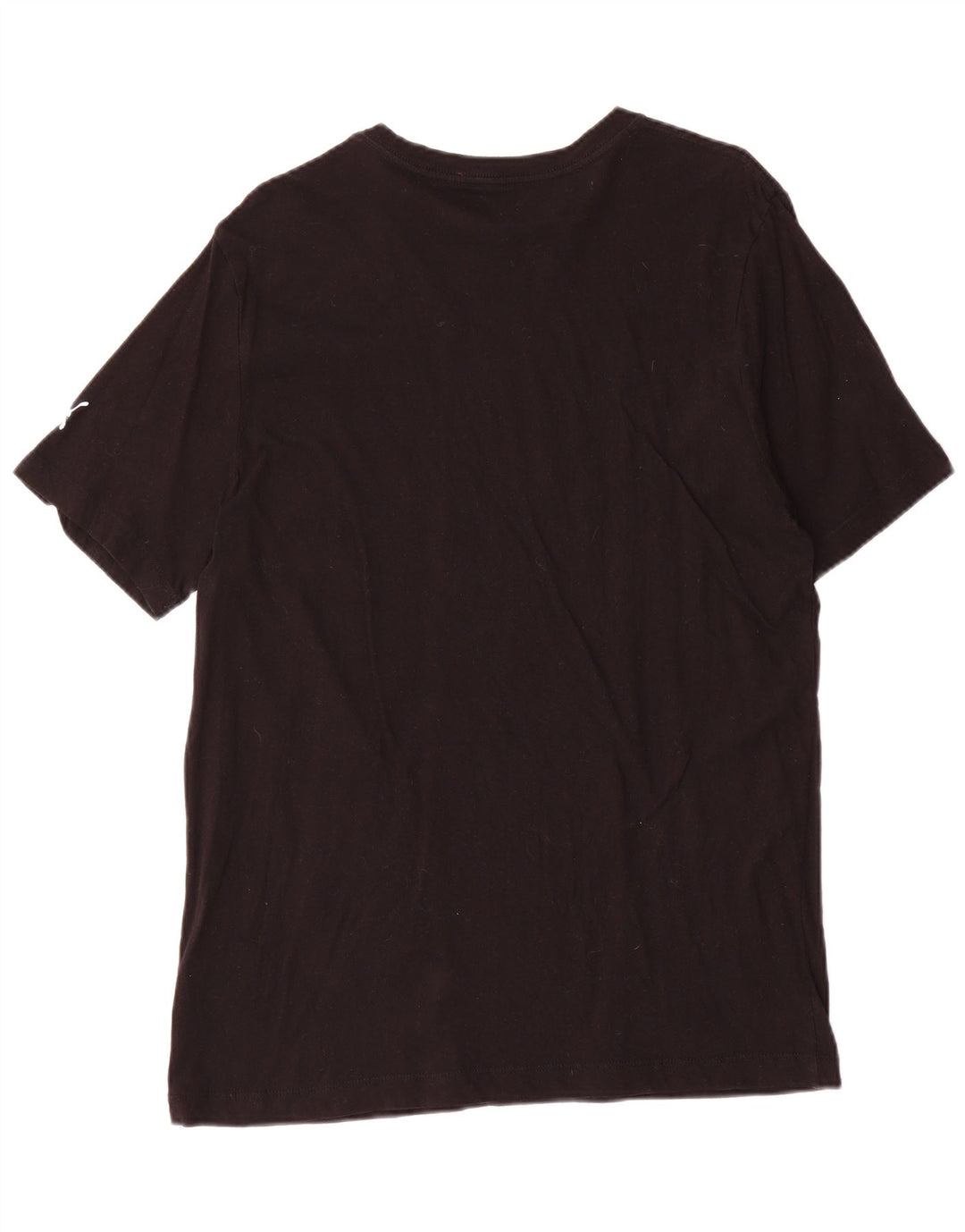 T-shirt grafica da uomo Puma Top grande in cotone nero