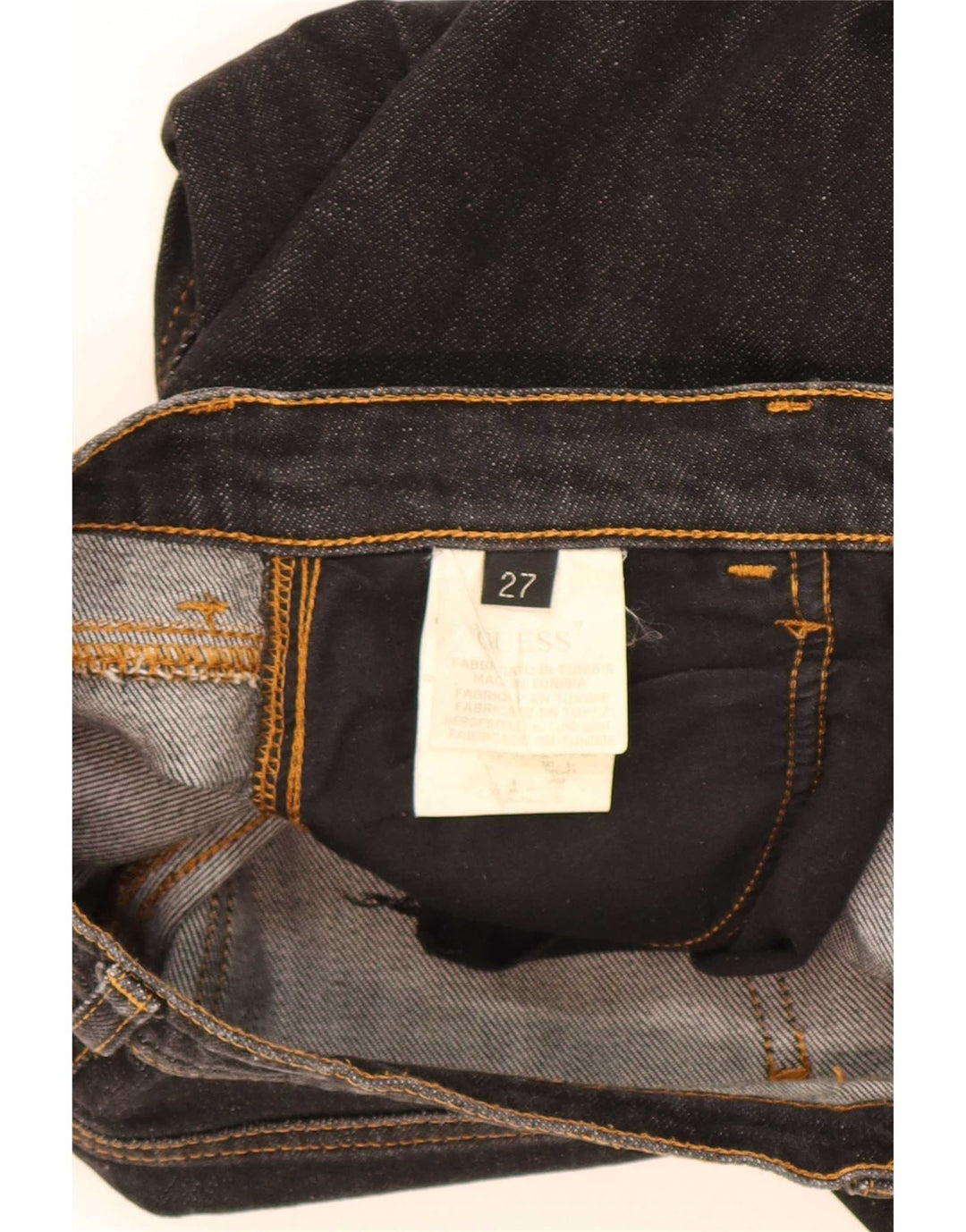 Женские джинсы Guess Bootcut W27 L31, черный хлопок