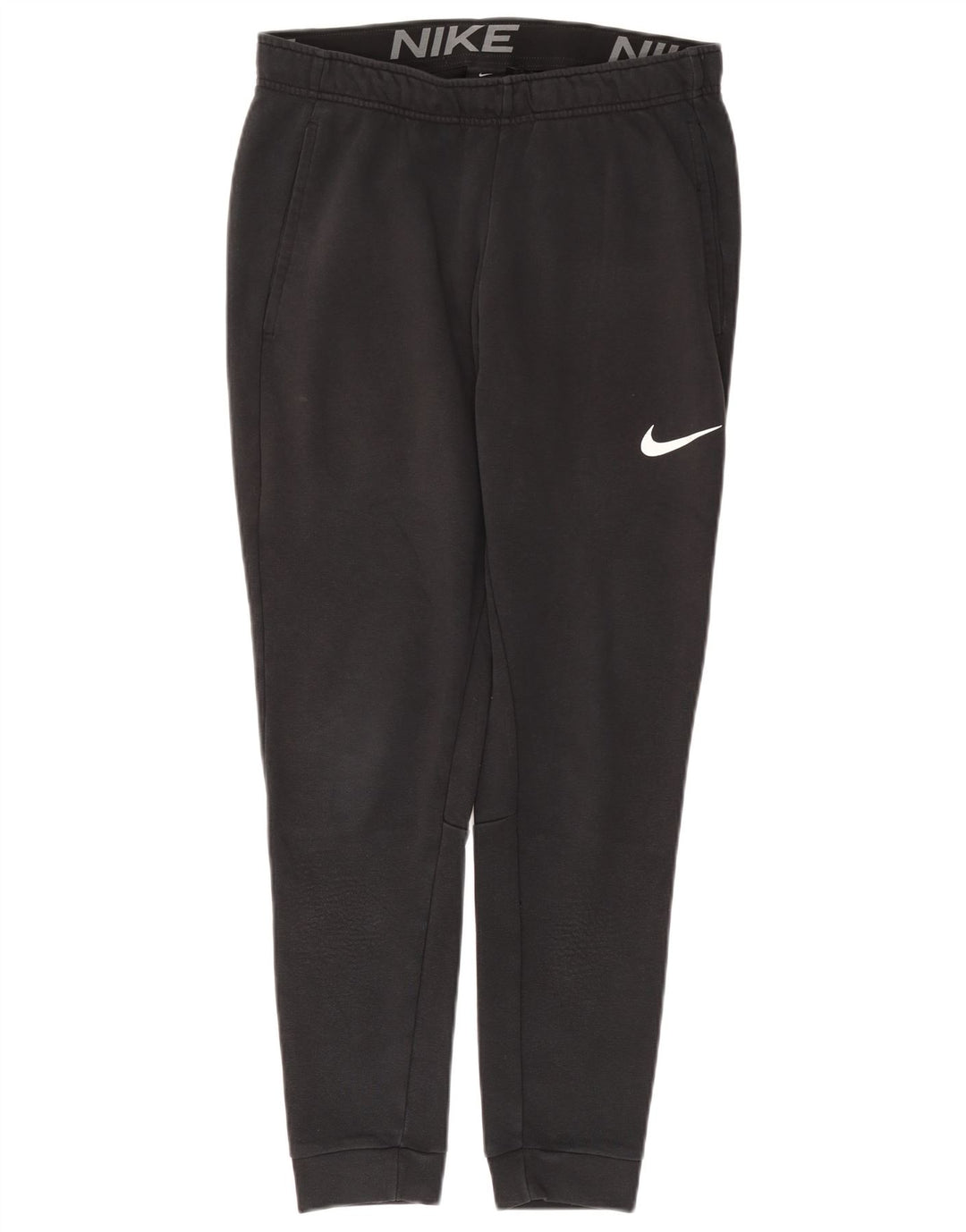 Nike Mens Dri Fit Standard Fit Tracksuit Trousers Joggers Medium Grey