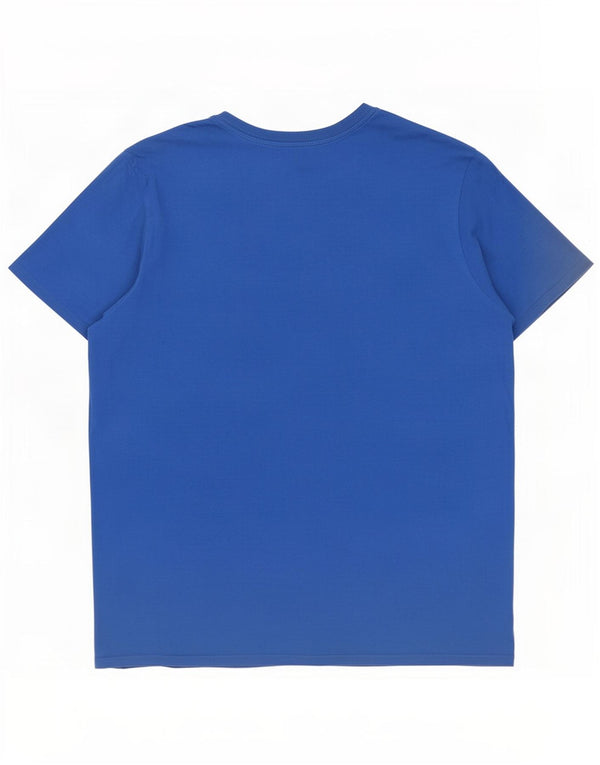 Nike Herren Athletic Cut T-Shirt Top XL Blau Baumwolle