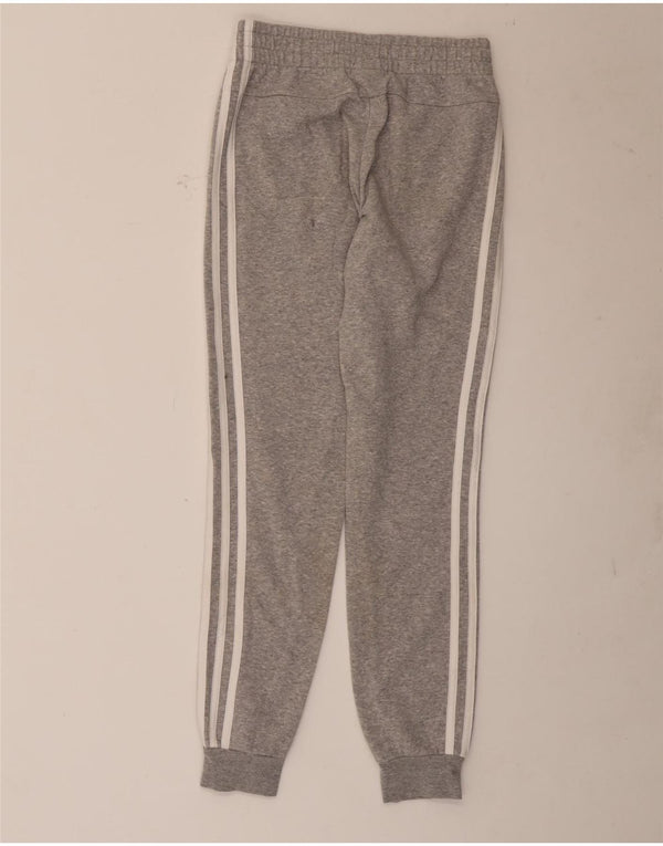Adidas Pantalon de survêtement pour femme Joggers UK 4/6 XS Gris chiné en coton