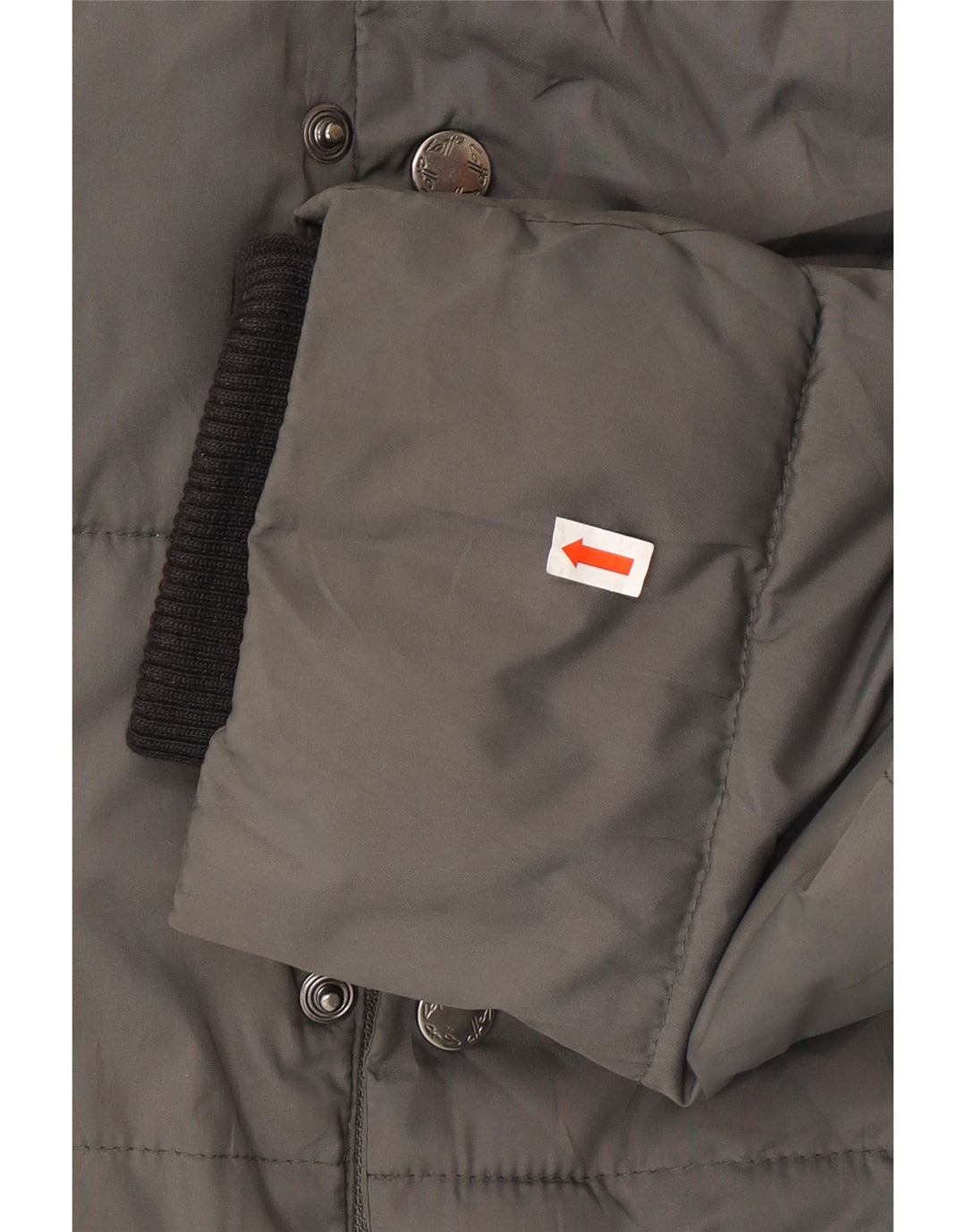 LOTTO Mens Hooded Padded Jacket UK 42 XL Grey Polyester