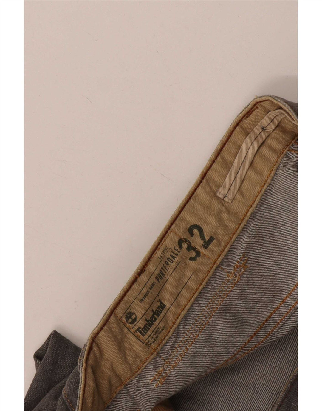Timberland Vaqueros rectos para hombre W32 L31 Gris