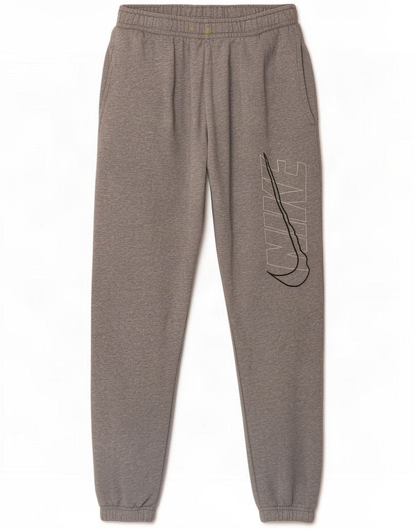 Nike Mens Graphic Tracksuit Trousers Joggers Medium Grey Cotton