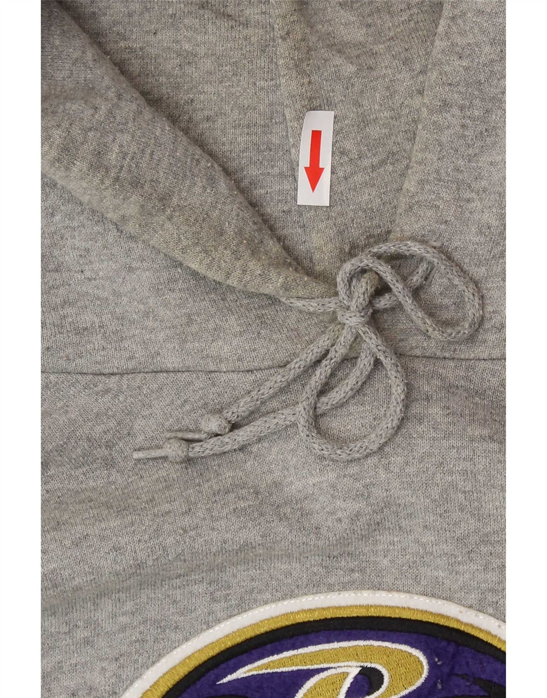 NFL Mens Baltimore Ravens Graphic Hoodie Jumper XL Grey