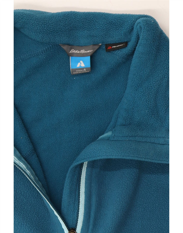 EDDIE BAUER Womens Fleece Jacket UK 10 Small Blue Polyester Vintage Eddie Bauer and Second-Hand Eddie Bauer from Messina Hembry 