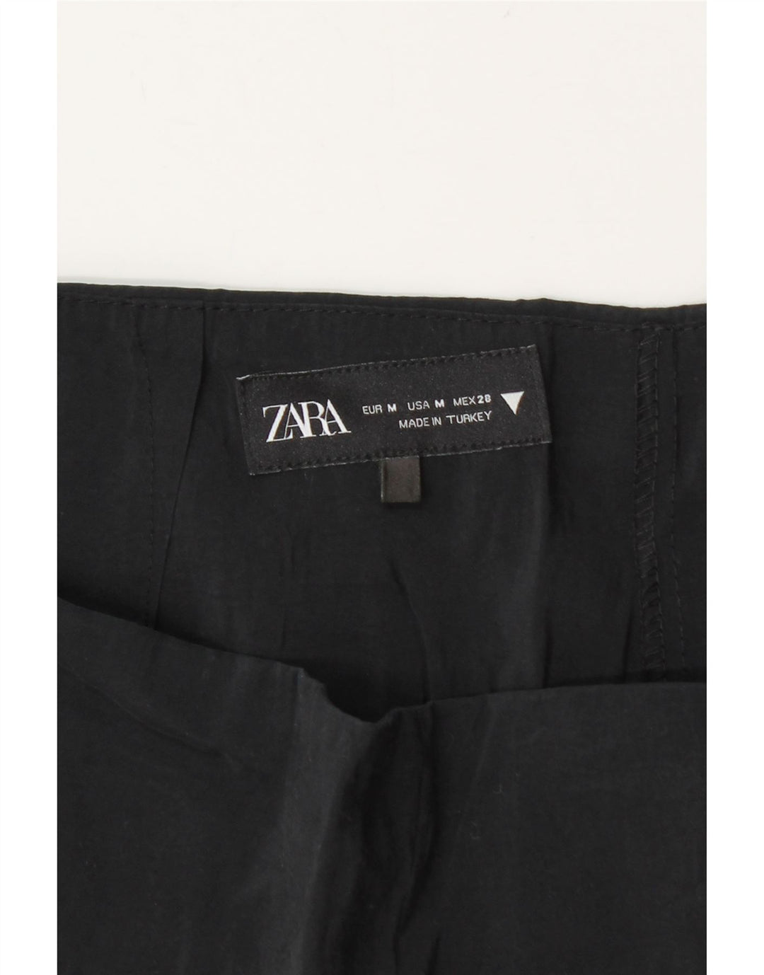 ZARA Womens Mini Skort UK 12 Medium  Black
