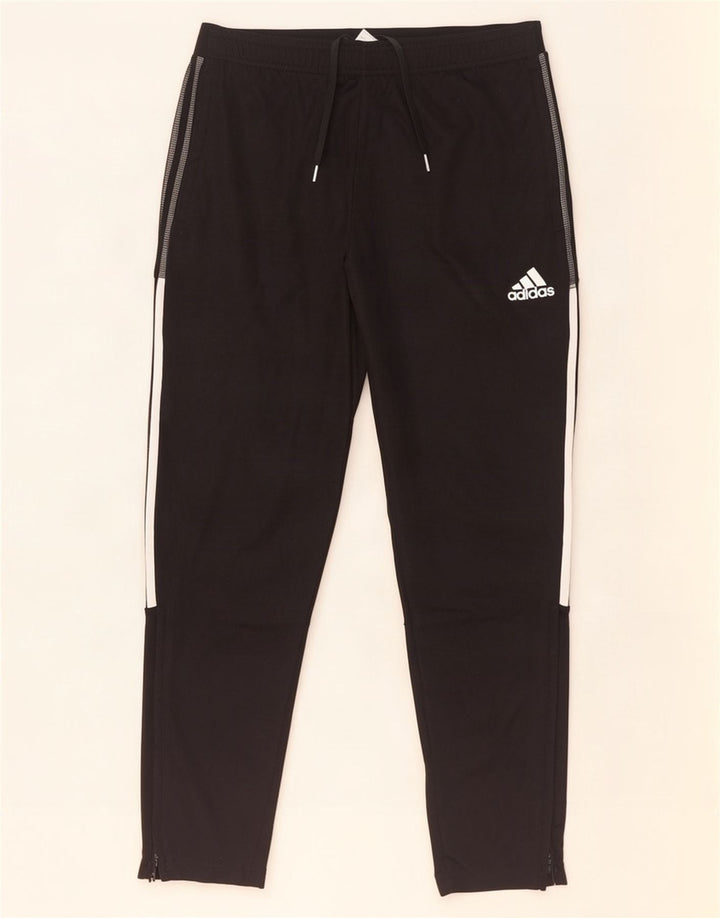 Adidas Mens Aeroready Tracksuit Trousers XL Black Polyester