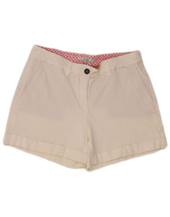 Pantaloncini chino da donna Boden UK 12 medi W30 cotone bianco