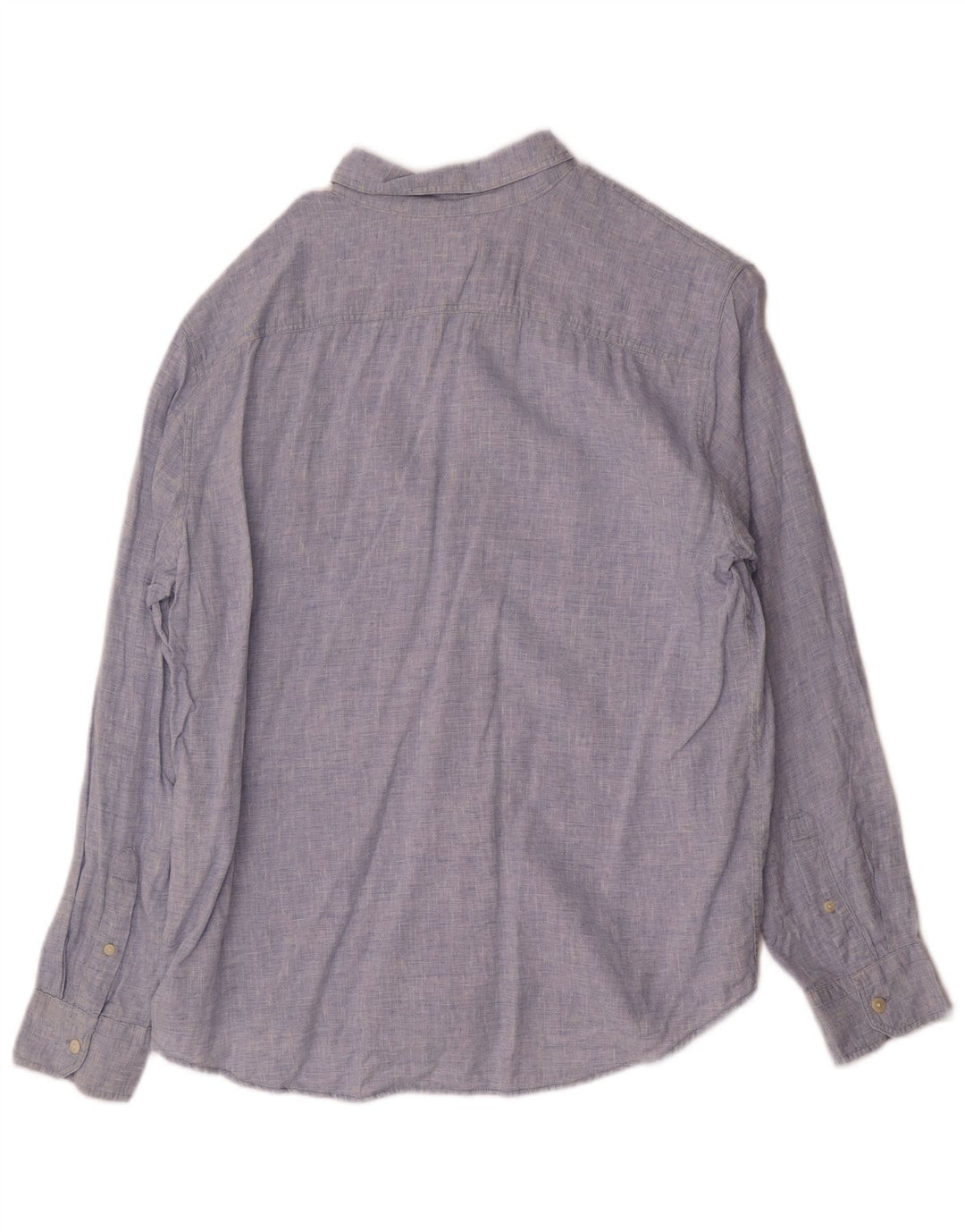 Camicia standard da uomo Levi's Large in lino blu