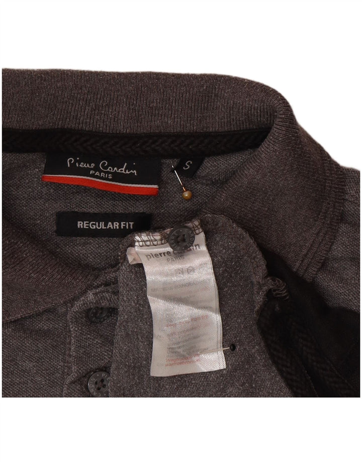 Pierre Cardin Herre Regular Fit Polo Shirt Lille Grå Colourblock Polyester