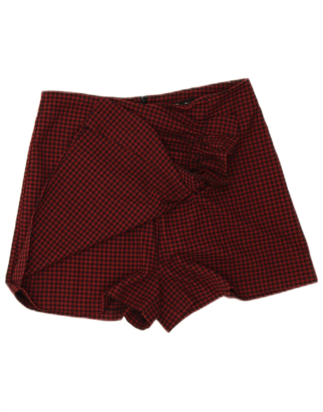 Женские повседневные шорты Zara, большие W30 L3, красные в клетку
