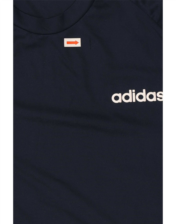 Adidas férfi Climalite póló felső, közepesen sötétkék poliészter