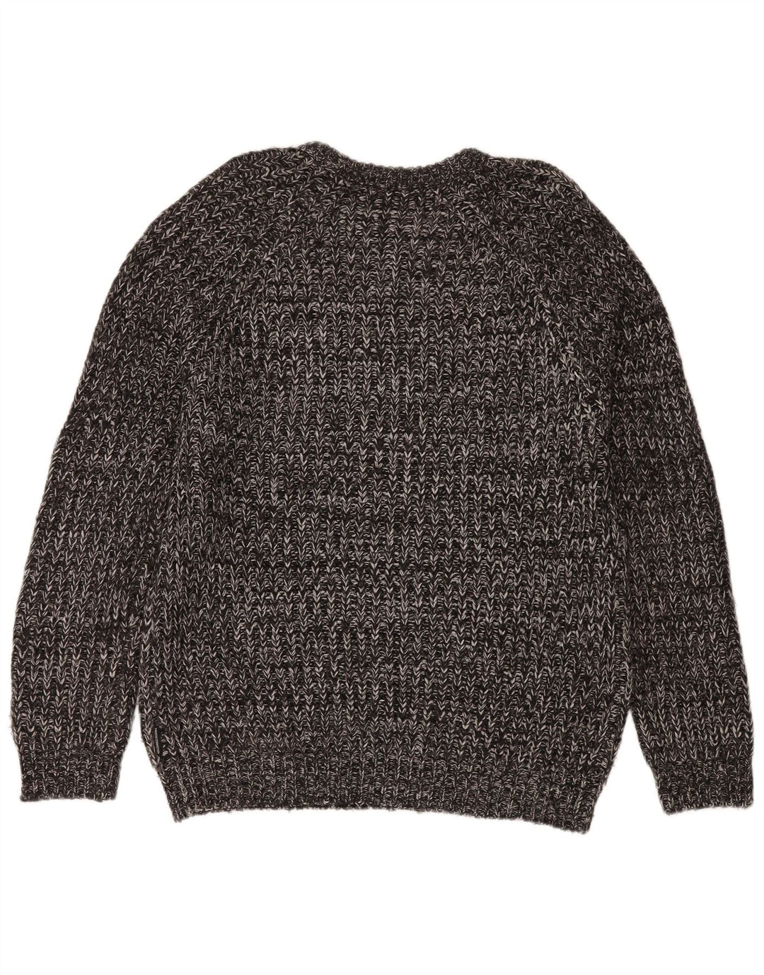 French Connection Herre Boat Neck Jumper Sweater Medium Grey Flecked Acryl