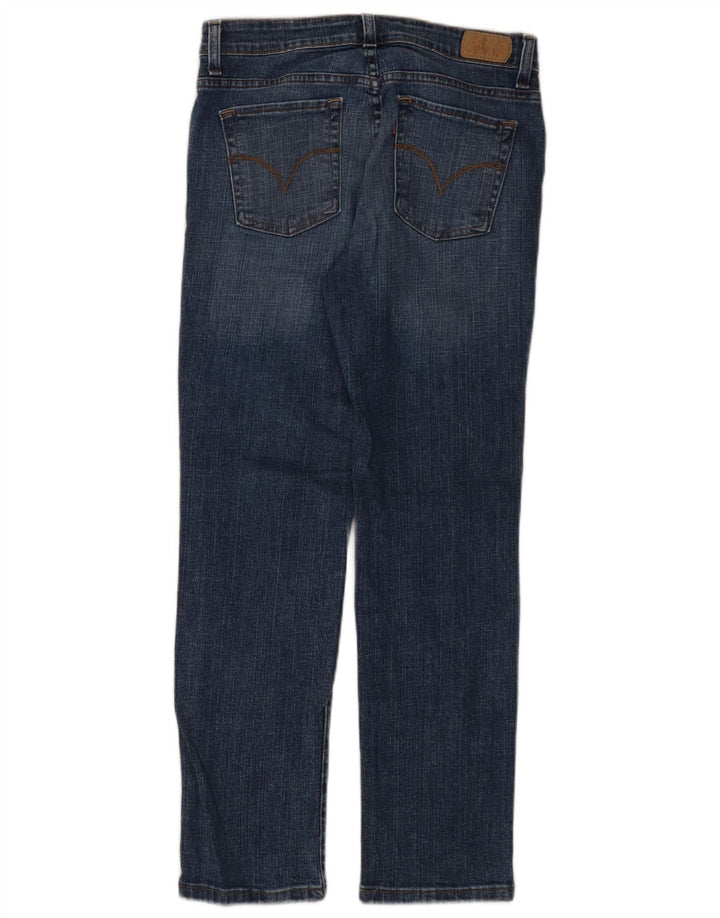 LEVI'S Womens Straight Jeans US 10 Large W30 L29 Blue Cotton