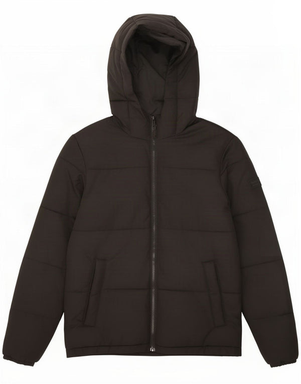 Jack & Jones férfi kapucnis bélelt dzseki UK 36 kis fekete