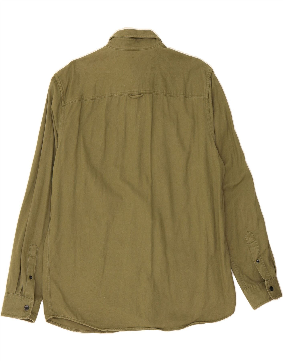 JACK & JONES Mens Flannel Shirt XL Green Cotton Vintage Jack & Jones and Second-Hand Jack & Jones from Messina Hembry 