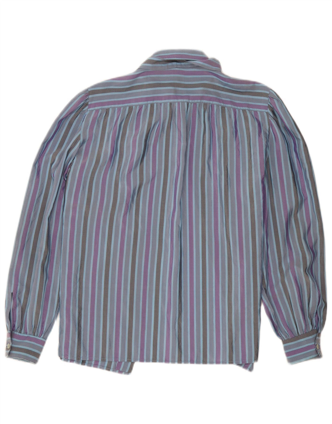Cămașă vintage pentru femei UK 16 mare, multicoloră, cu dungi