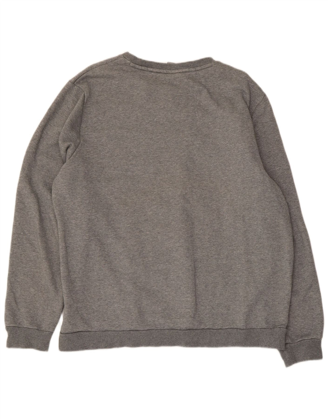 Puma Mens Sweatshirt Jumper XL Grey Flecked Cotton