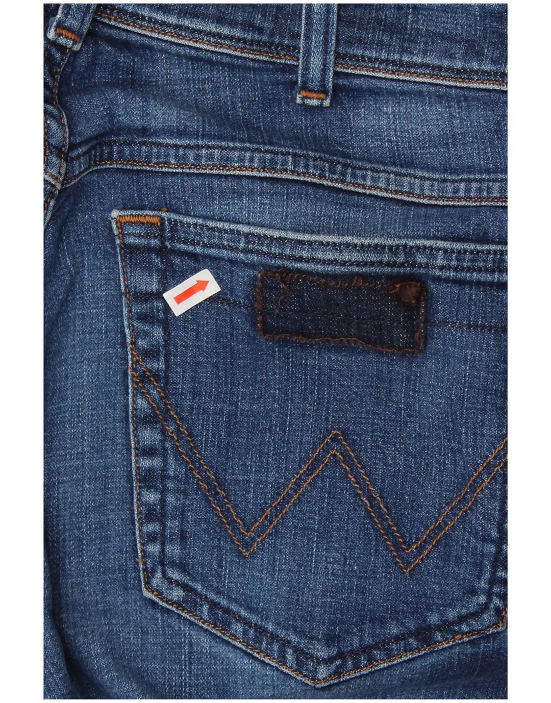 WRANGLER Mens Straight Jeans W32 L31  Blue Cotton