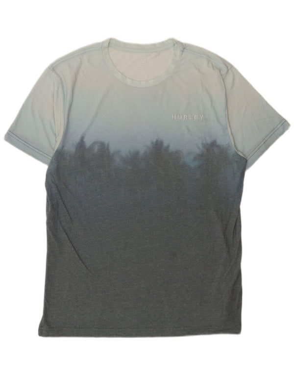 Hurley T-Shirt Homme Haut Large Bleu Colorblock Polyester