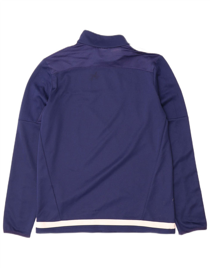 ADIDAS Boys Climacool Pullover Tracksuit Top 13-14 Years Navy Blue