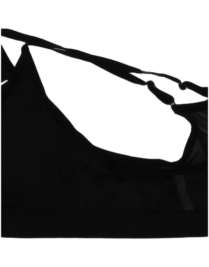 Nike Womens Dri Fit Sport Bra Top Medium Black Sports