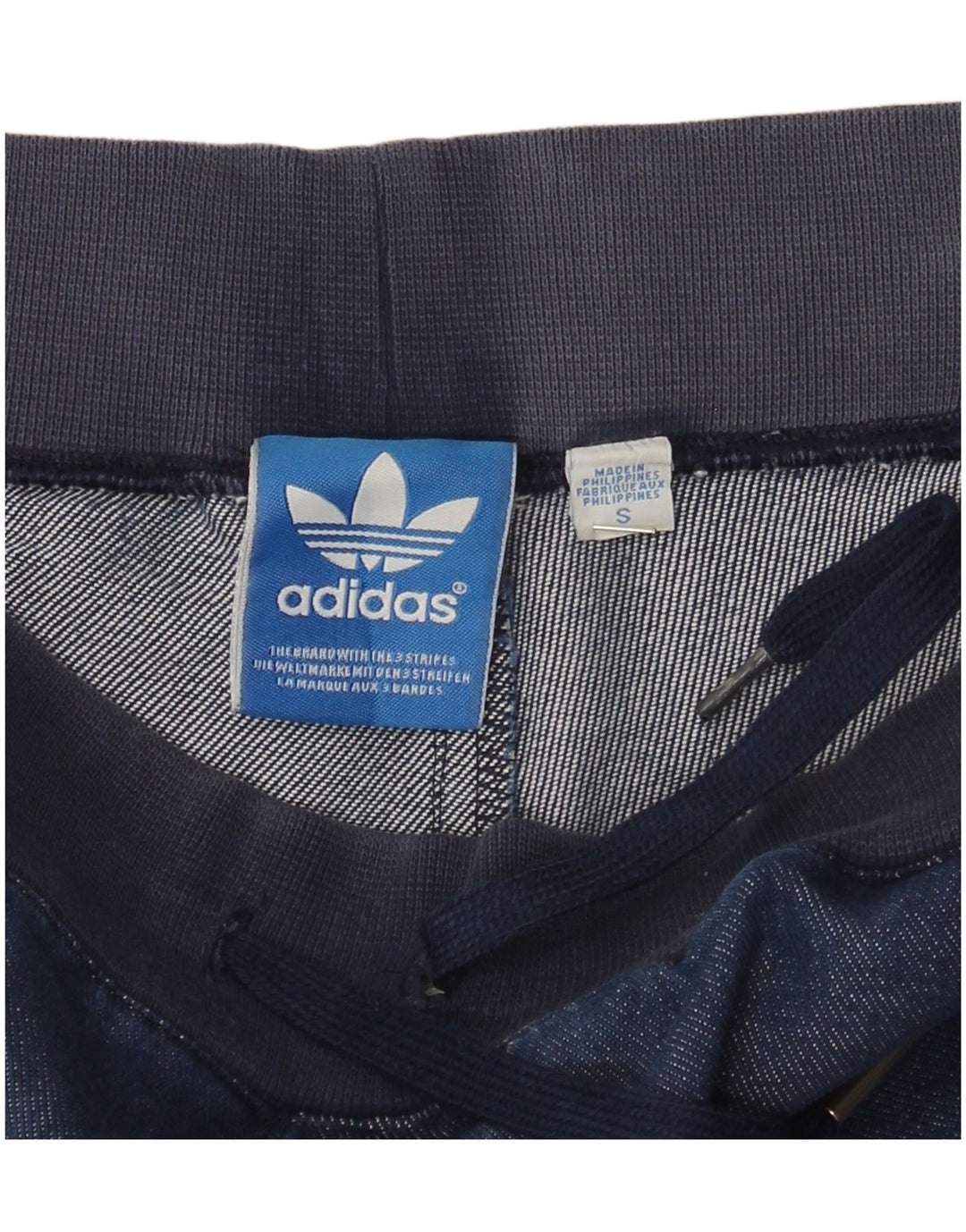 Adidas Mens Denim Shorts Small W29 Blue Cotton