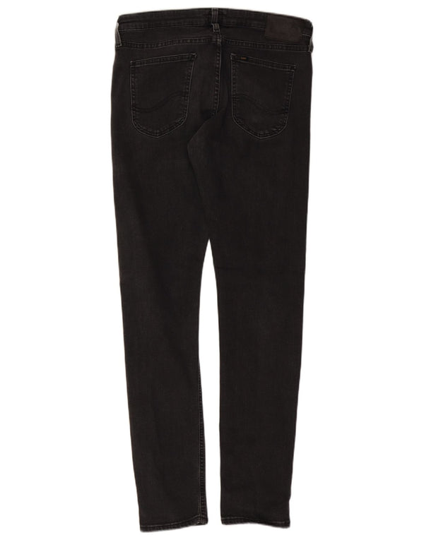 Lee Womens Malone Skinny Jeans W33 L32 Μαύρο βαμβακερό