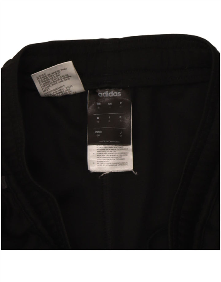 Adidas Mens Climalite Tracksuit Trousers Small Black Polyester