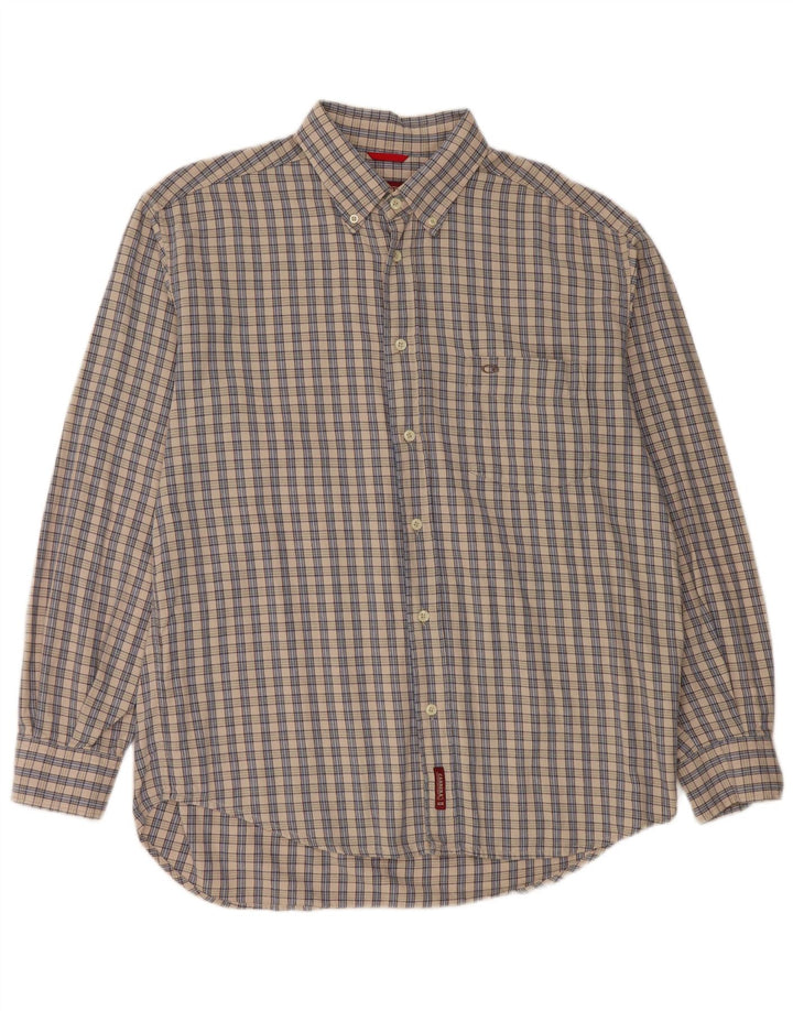 Carrera Chemise En Flanelle Grand Carreau Gris Coton Homme