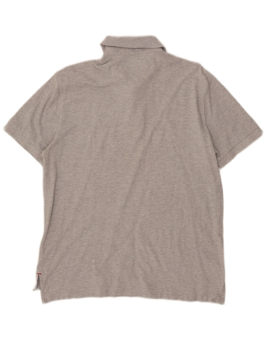 Tommy Hilfiger Mens Classic Fit Polo Shirt Medium Grey Cotton