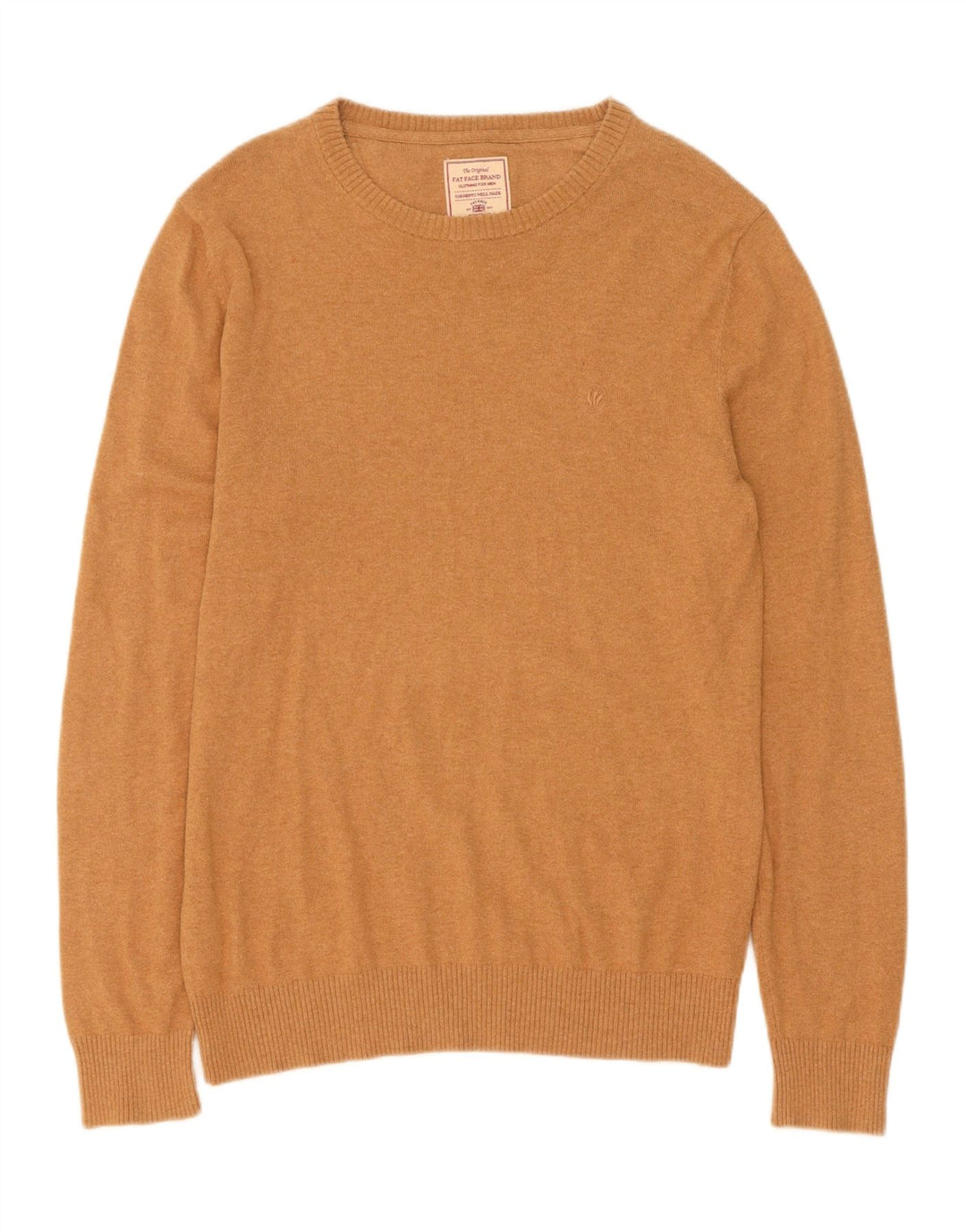 Fat Face Pull Col Bateau Homme Beige Moyen Coton