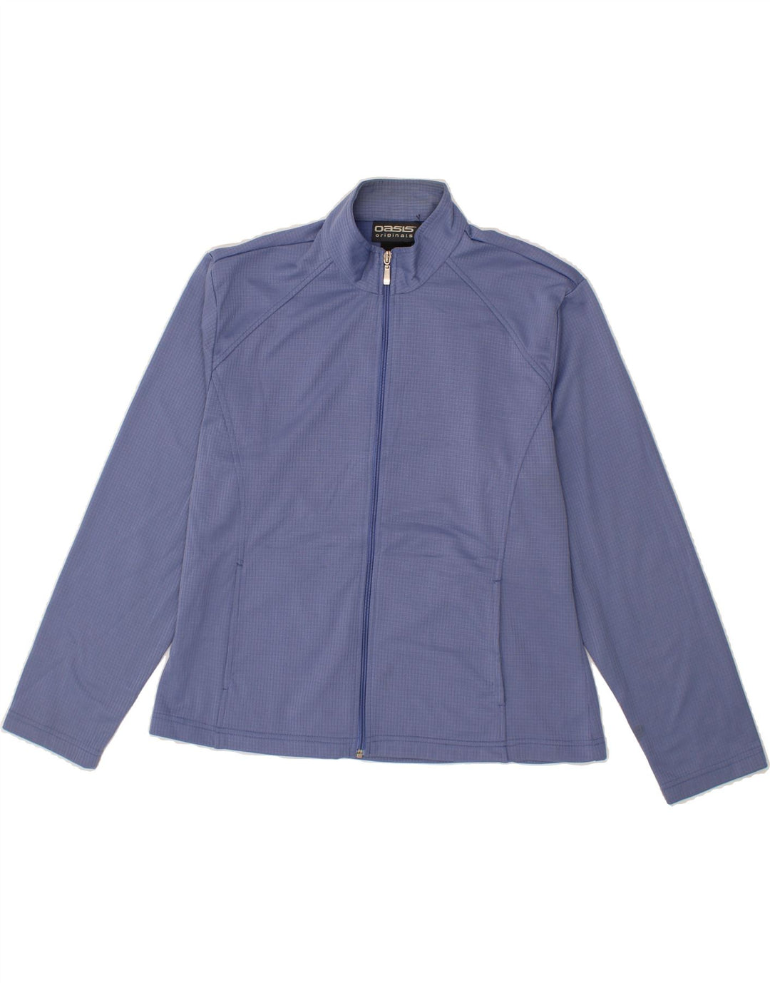 OASIS Womens Tracksuit Top Jacket UK 16 Large Blue Polyester Vintage Oasis and Second-Hand Oasis from Messina Hembry 