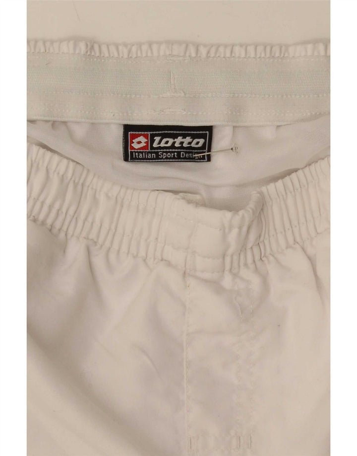 Lotto Herren-Sportshorts mit Grafik, Mittelweiß, Farbblock