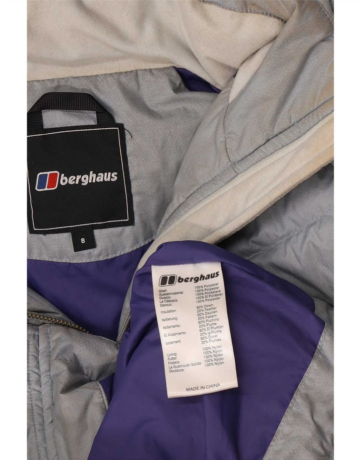 Berghaus Veste matelassée pour femme UK 8 Small Gris Polyester