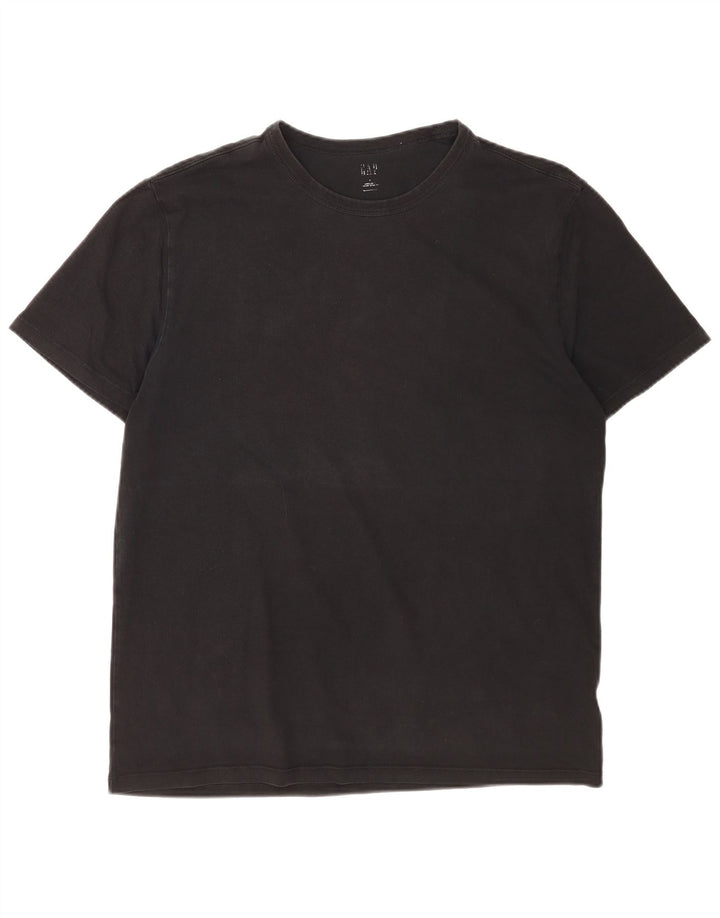 Gap Mens T-Shirt Top Large Black Cotton