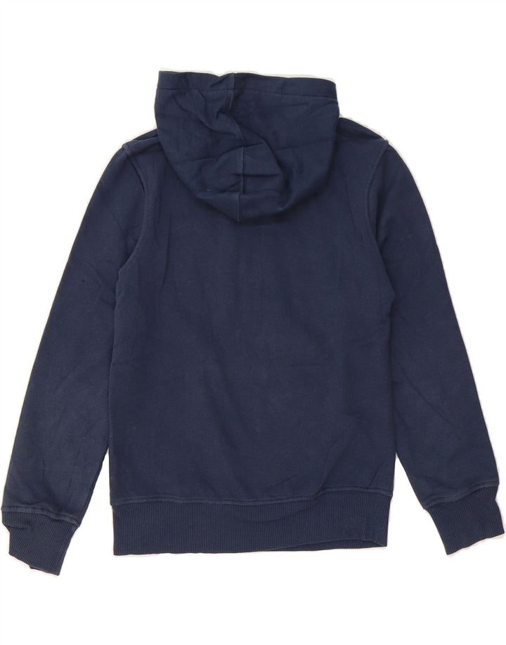 LEVI'S Boys Graphic Hoodie Jumper 7-8 Years Navy Blue Vintage Levi's and Second-Hand Levi's from Messina Hembry 
