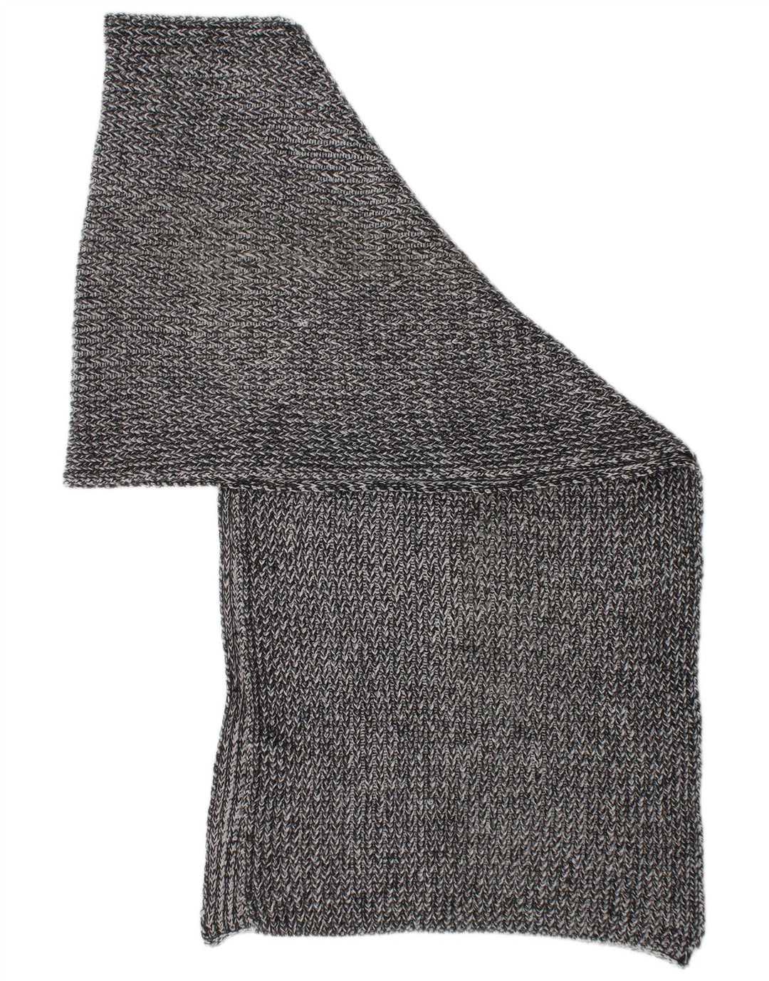 Liu Jo Mens Knit Rectangle Scarf One Size Grey Flecked Classic