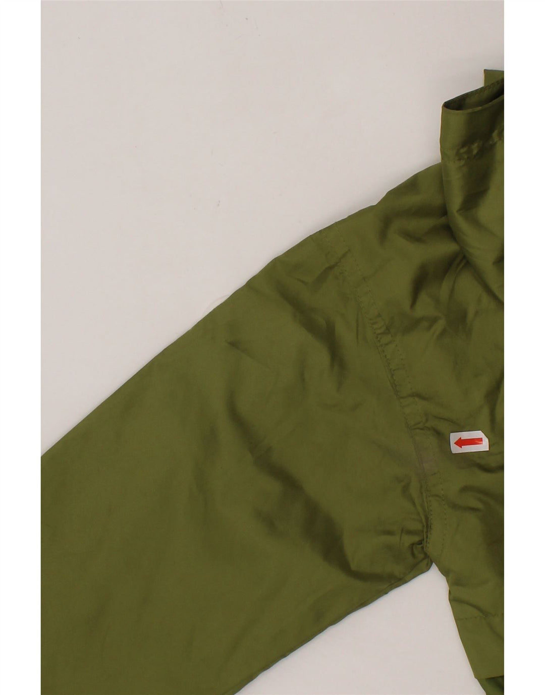 MICHAEL KORS Boys Hooded Rain Jacket 5-6 Years Green Camouflage Polyester