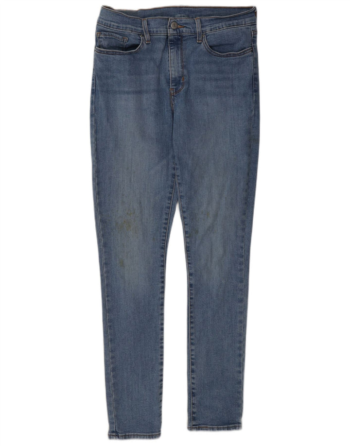 LEVI'S Womens Skinny Jeans W30 L30 Blue Cotton