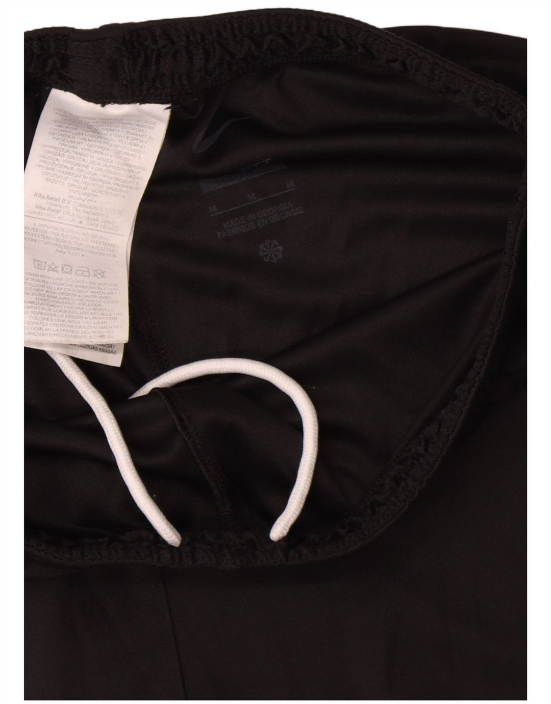 Nike Mens Dri Fit sport rövidnadrág közepes fekete poliészter
