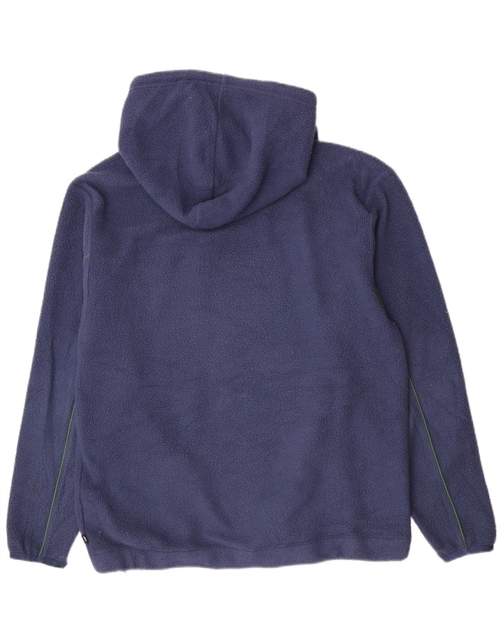 Nike Mens Hooded Fleece Jumper Large Navy Blue Polyester