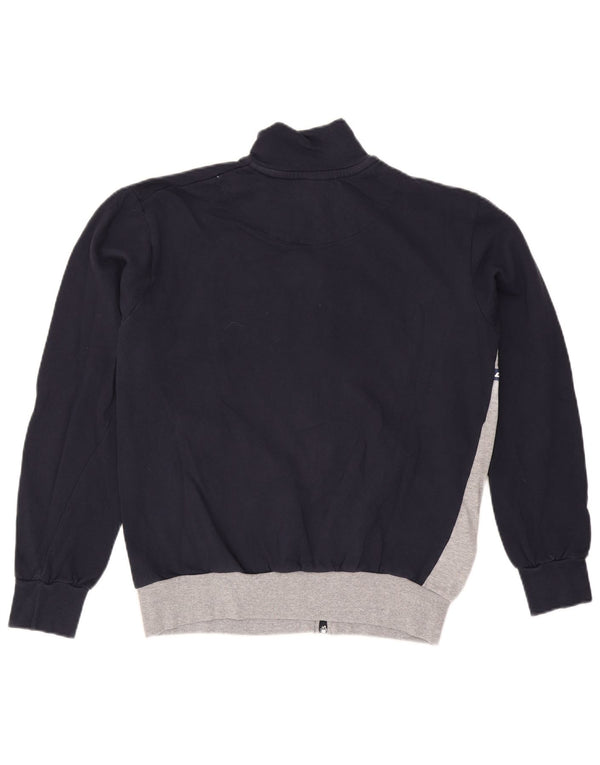 Lotto Veste de survêtement graphique pour homme en coton color block Bleu marine Taille L